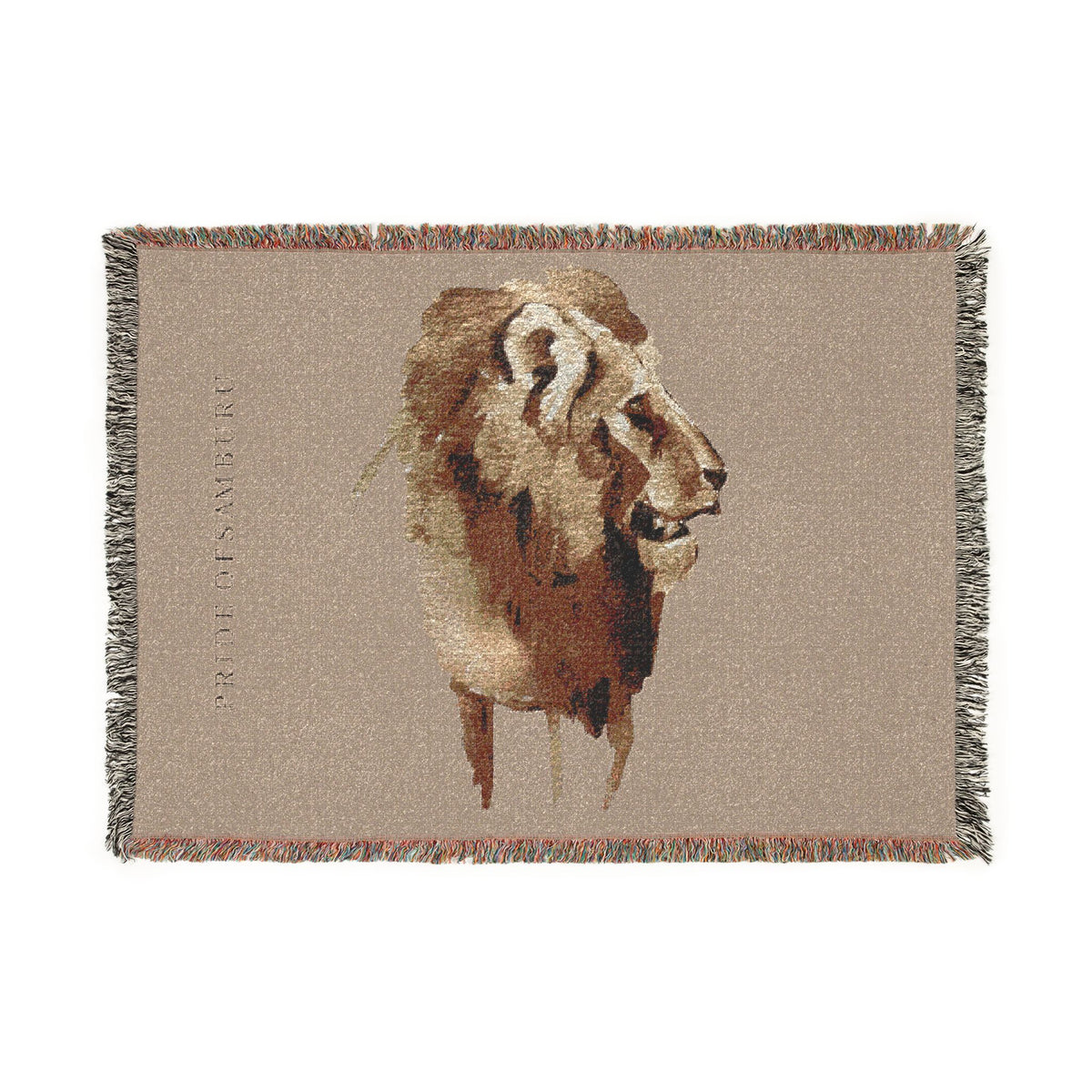 Pride of Samburu Throw Blanket