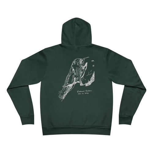 Forest Green Samburu Elephant Hoodie