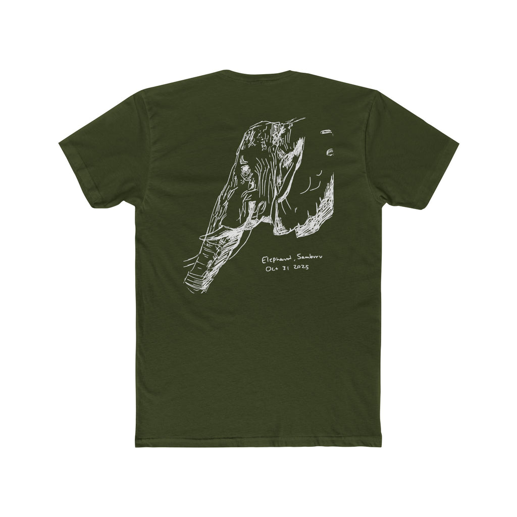 Samburu Elephant Tee (Dark Ranger Green)